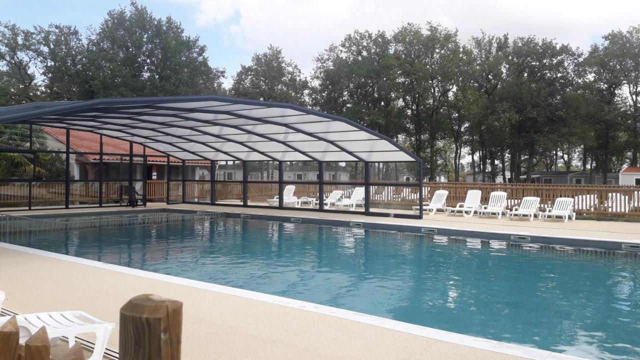 Mobil Home Camping 3*** Piscine Chauffee La Boissiere-de-Montaigu Exterior foto